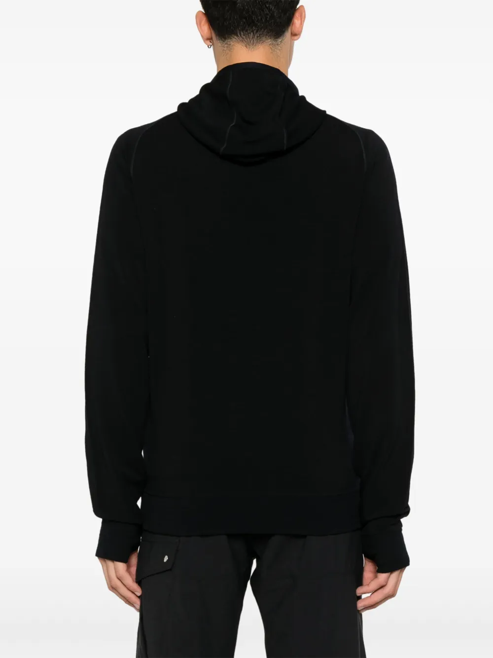 Stone Island Hoodie met geborduurd logo Blauw