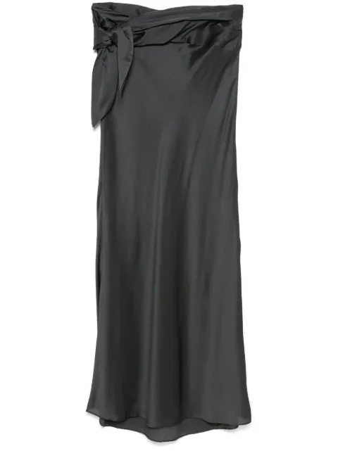 Christopher Esber wrapped silk skirt