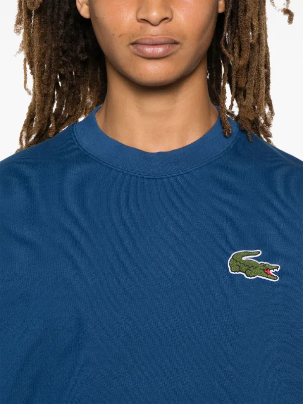 Lacoste embroidered sweatshirt hotsell