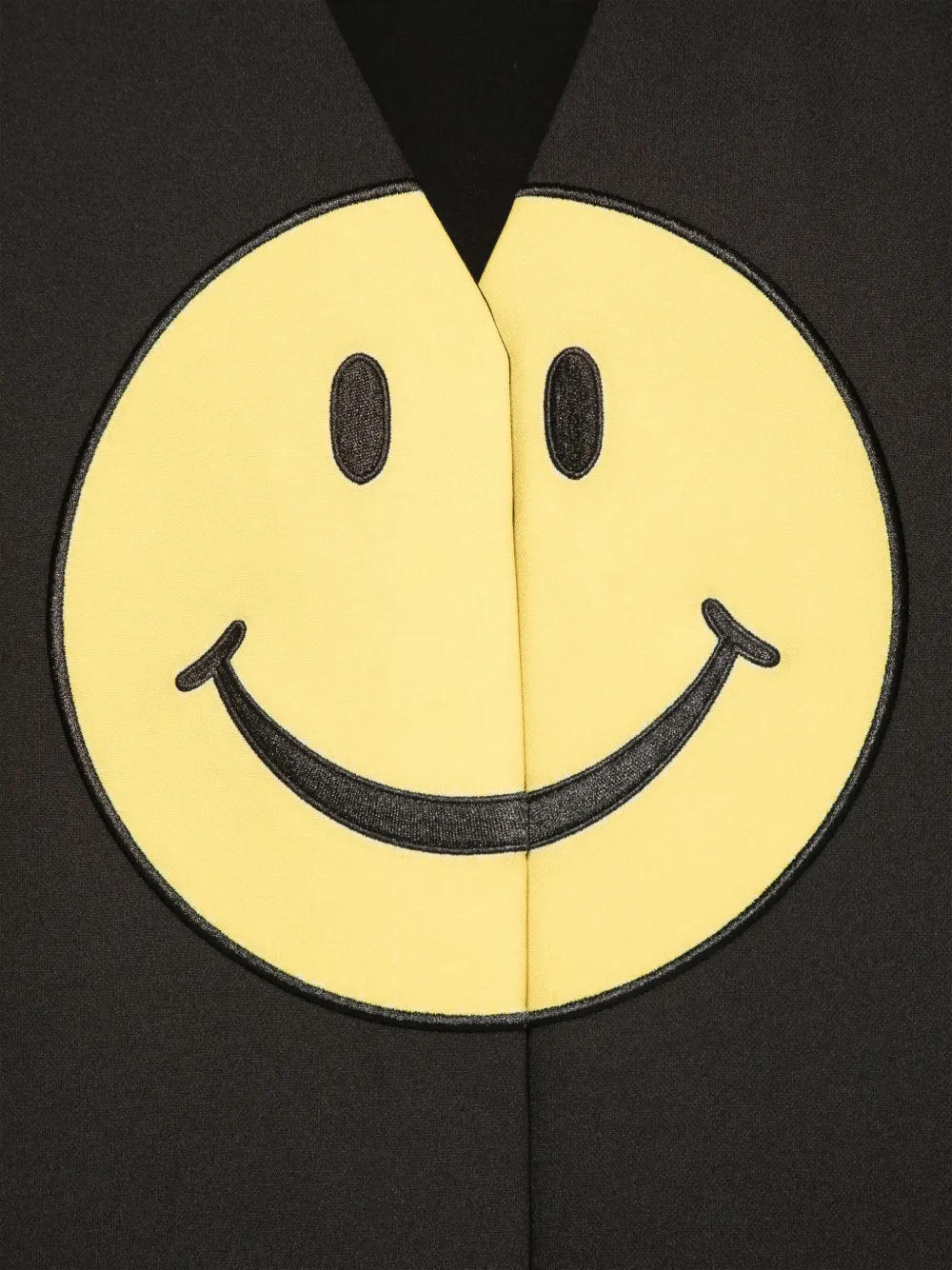 Moschino Kids Smiley jurk Zwart