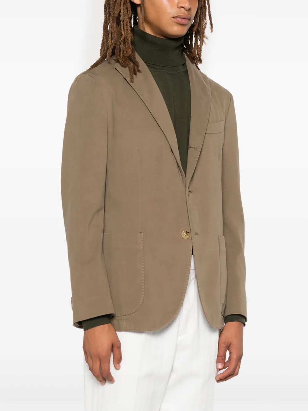 Boglioli Twill blazer Beige