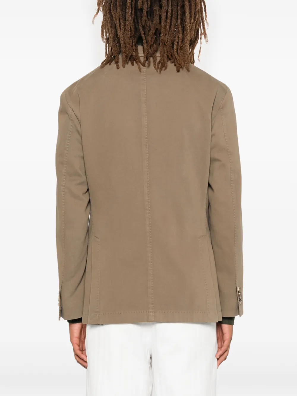 Boglioli Twill blazer Beige