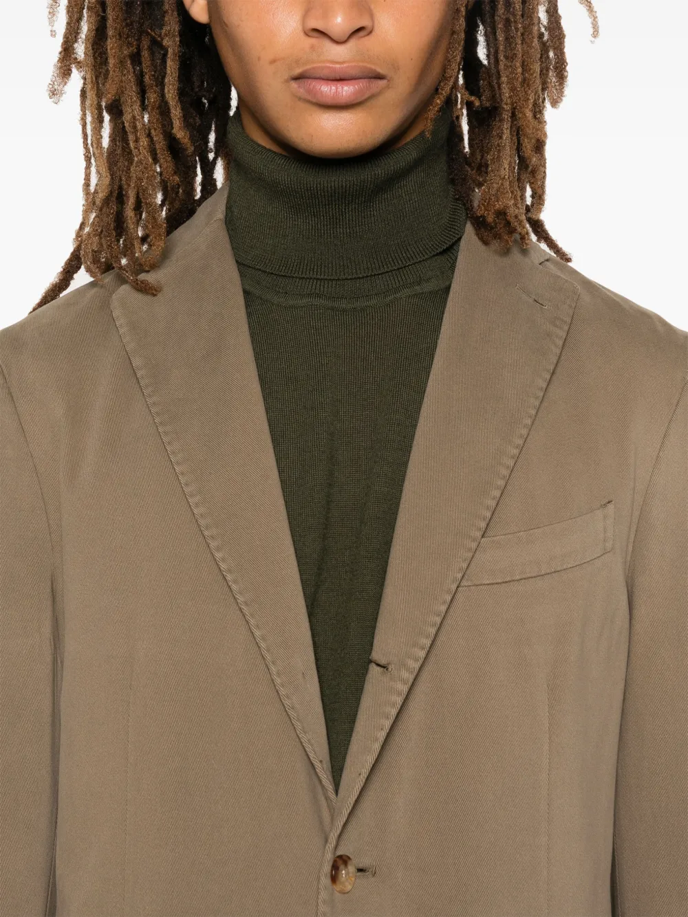 Boglioli Twill blazer Beige