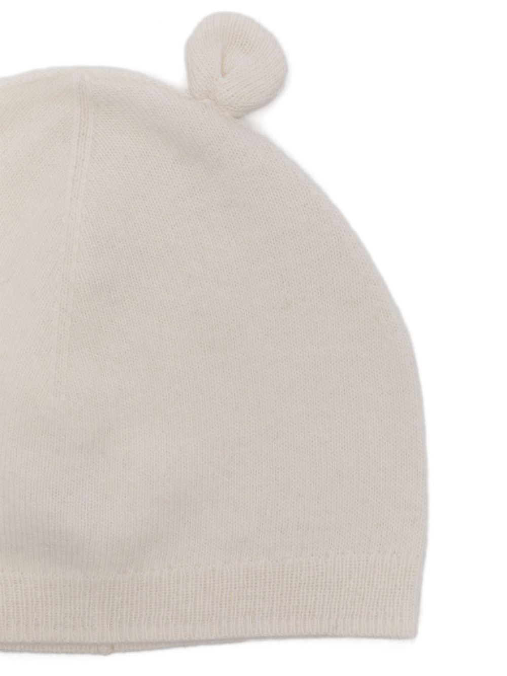 Il Gufo applied-ears wool beanie hat - Beige