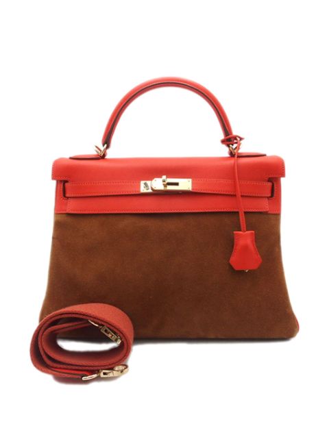 Hermes 2014 Grizzly Swift Kelly Retourne 32 satchel Women