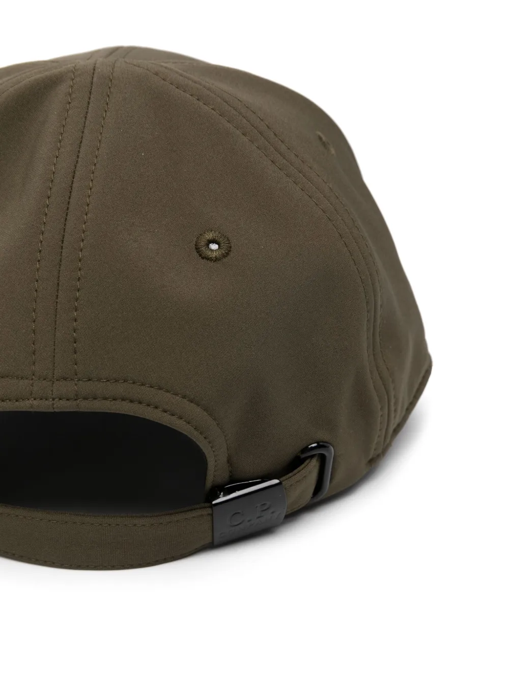 C.P. Company Shell-R pet met geborduurd logo - Groen