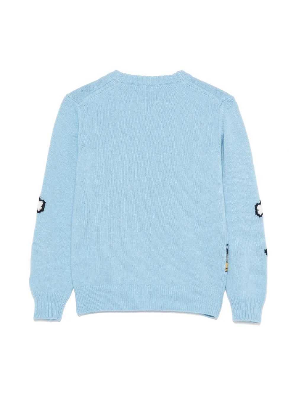 MC2 Saint Barth Kids New York-intarsia sweater - Blauw