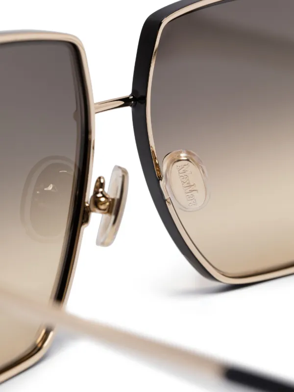 Max Mara Eyewear MM0120 Sunglasses | Black | FARFETCH GE display picture 1