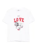 MSGM Kids graphic-print T-shirt - White
