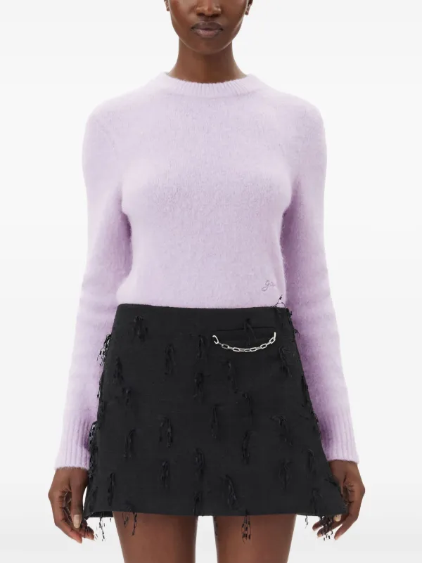 GANNI 売れ筋商品|||ガニー ニット&セーター アウター レディース Sweaters Purple 25562643_55606198_600.jpg