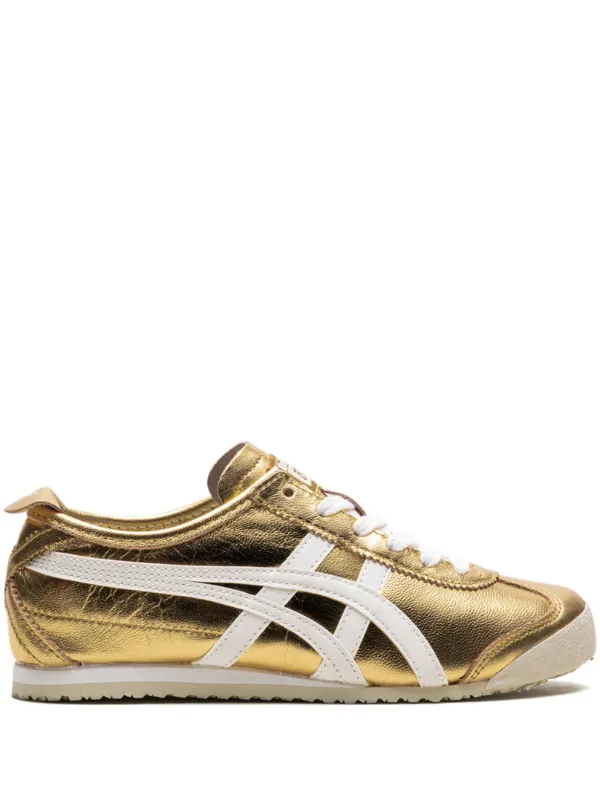 Onitsuka Tiger Mexico 66 Gold White Sneakers Gold FARFETCH CA