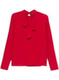 TWINSET scarf-detailing blouse - Red