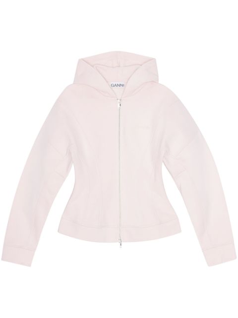 GANNI zipped hoodie jacket Women