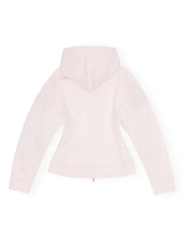GANNI Zipped Hoodie Jacket | Pink | FARFETCH