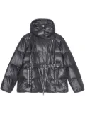 GANNI belted zipped jacket - Black