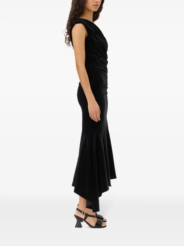 ganni evening dress 3D Sequins Maxi Dress