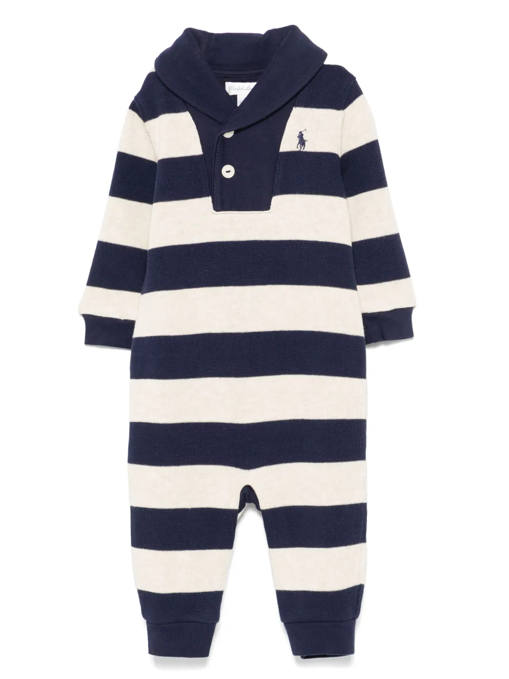 POLO RALPH LAUREN KIDS Gestreepte romper Blauw