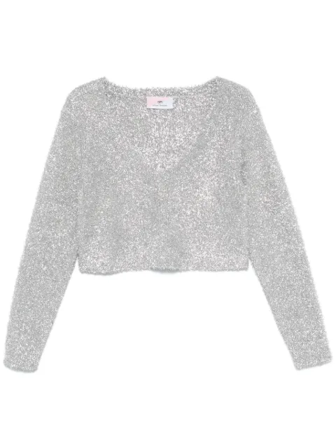 Chiara Ferragni lurex sweater