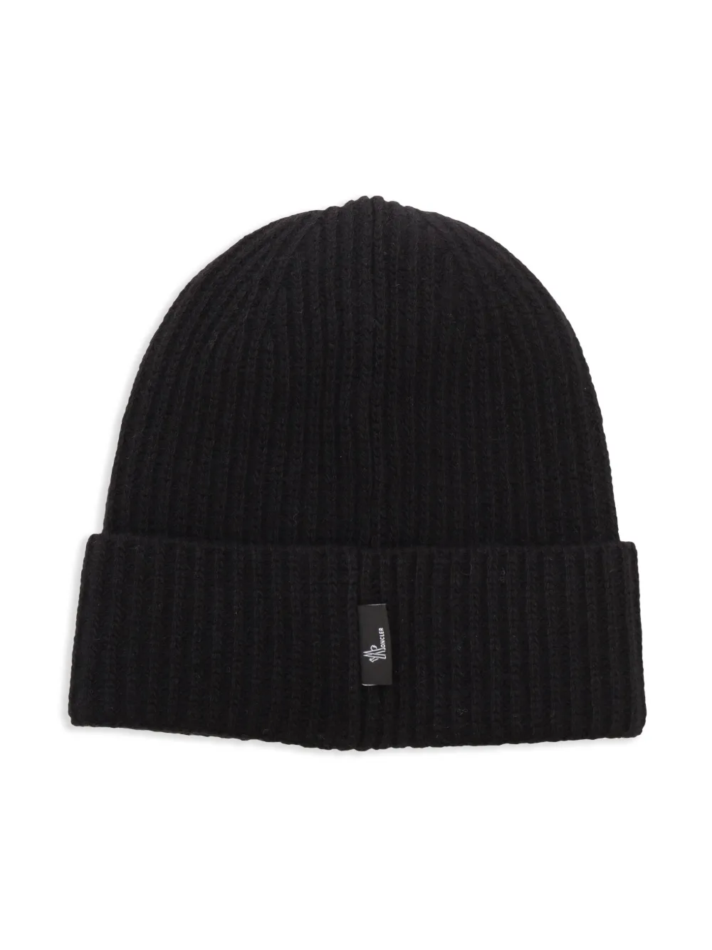 MONCLER GRENOBLE KIDS Muts met logopatch Zwart