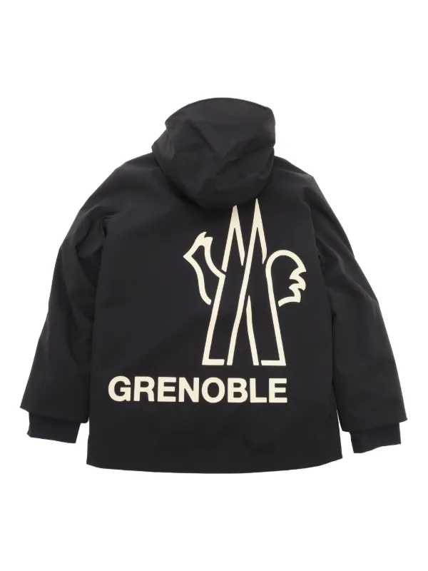 MONCLER GRENOBLE KIDS Logo Parka Black FARFETCH ID - Main Image