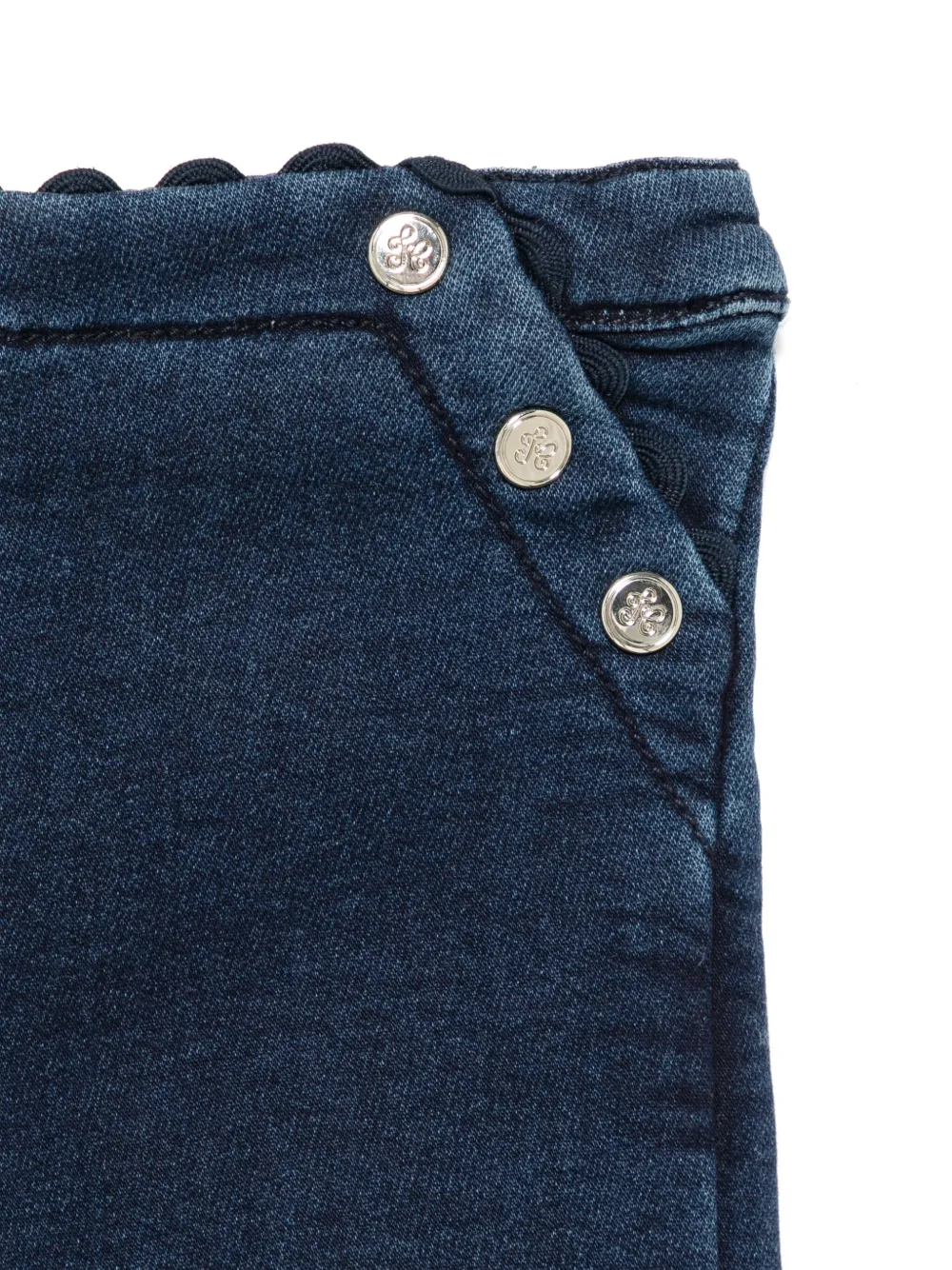 Tartine Et Chocolat Broek met gebleekt effect Blauw
