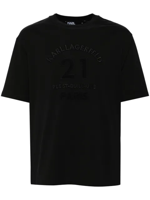 Karl Lagerfeld logo-patch T-shirt