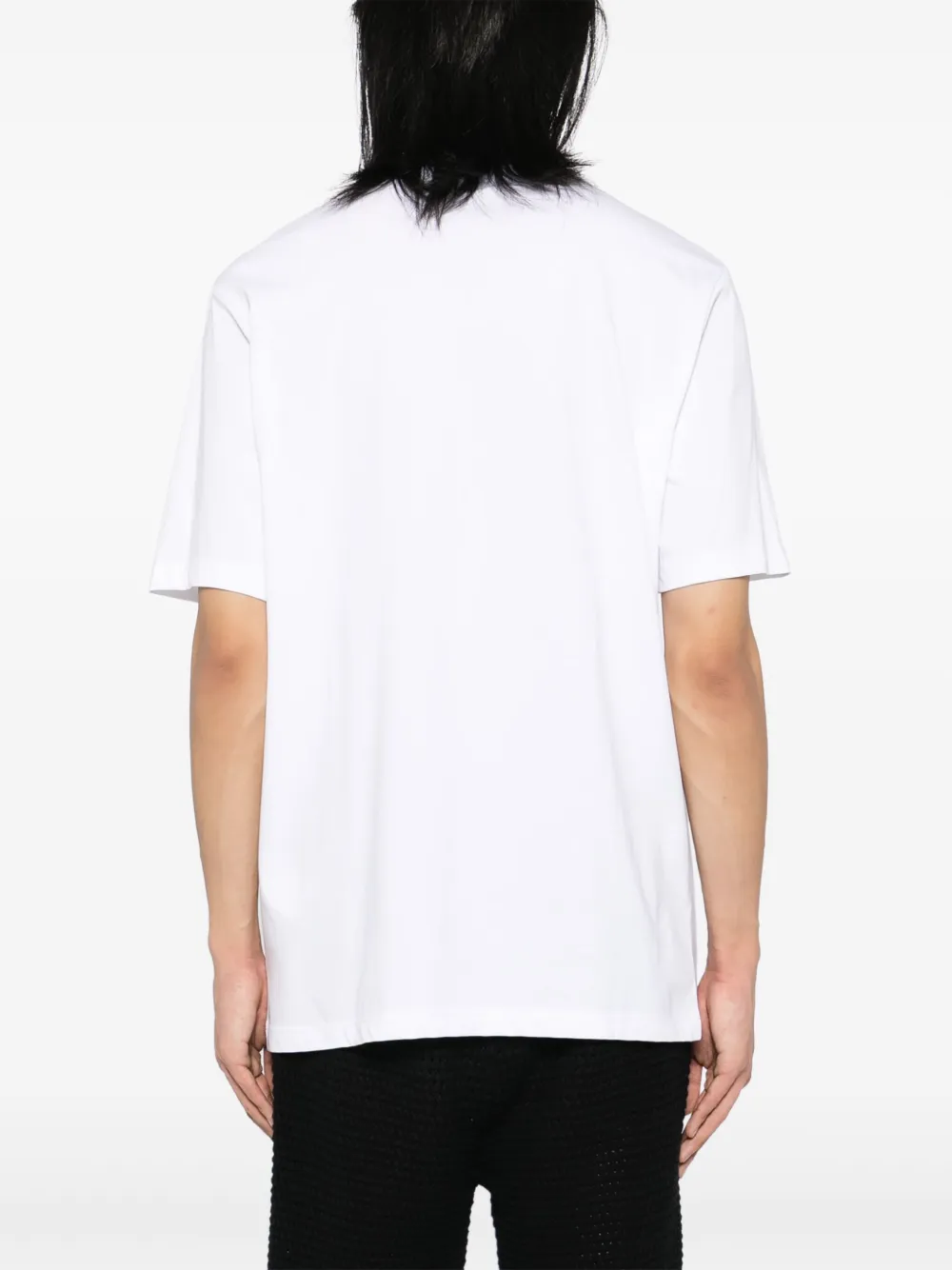 Karl Lagerfeld T-shirt met geborduurde zonnebril Wit