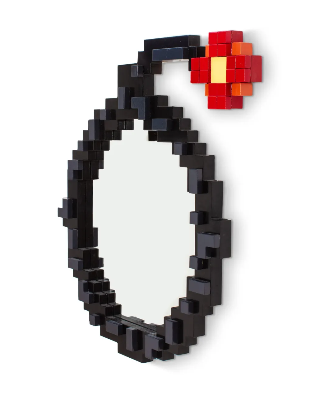 Seletti Pixel Wall Mirror In Grey
