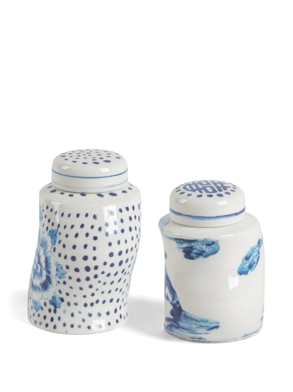 Seletti Classics On Acid Dots & Ginger kruiden shaker set - Wit