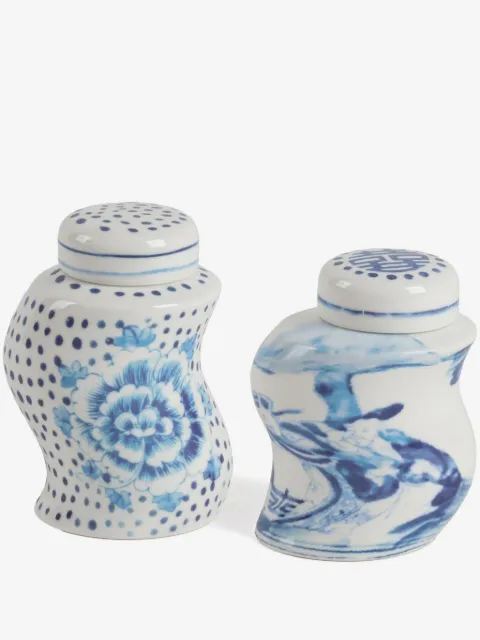 Seletti 클래식 온 애시드 도트 앤 진저 스파이스 셰이커 세트