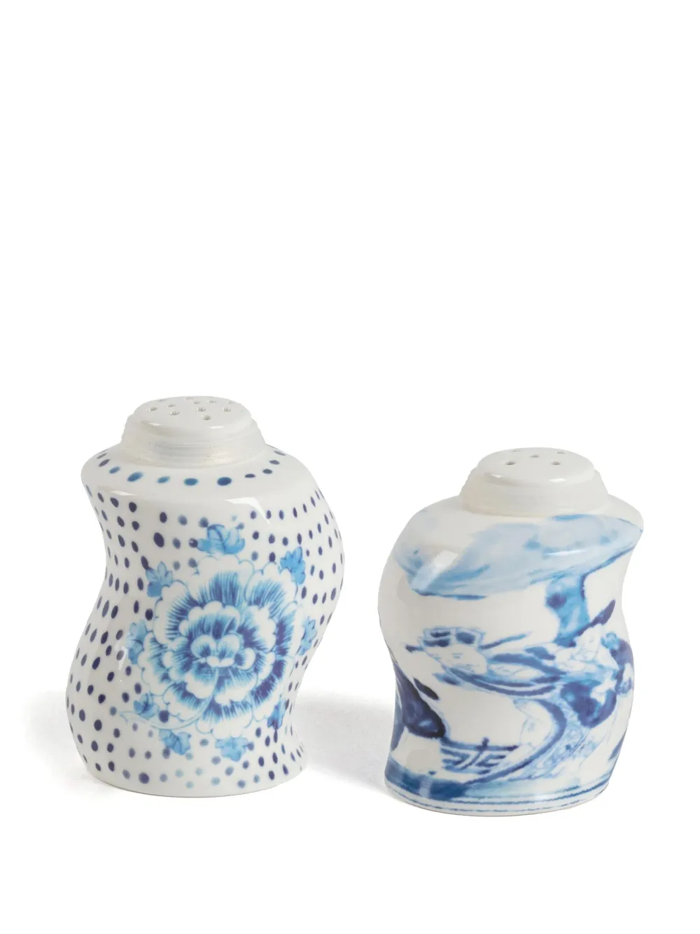 Seletti Classics On Acid Dots & Ginger Spices Shaker Set In White