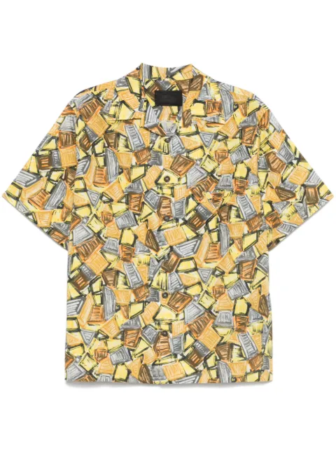 Prada illustration-print shirt