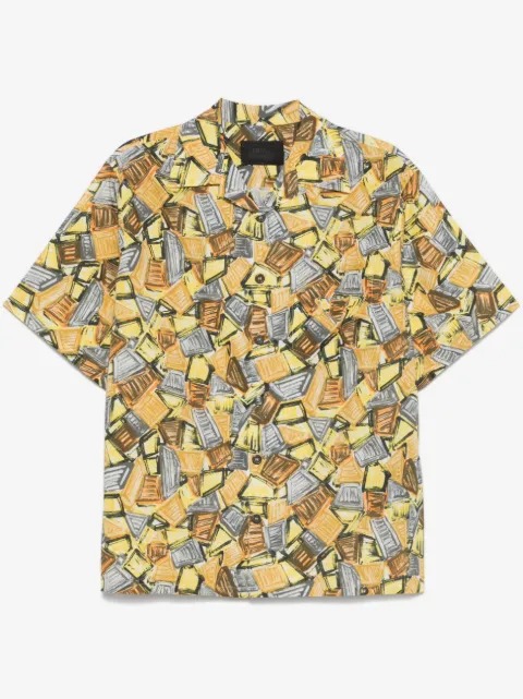 Prada illustration-print shirt