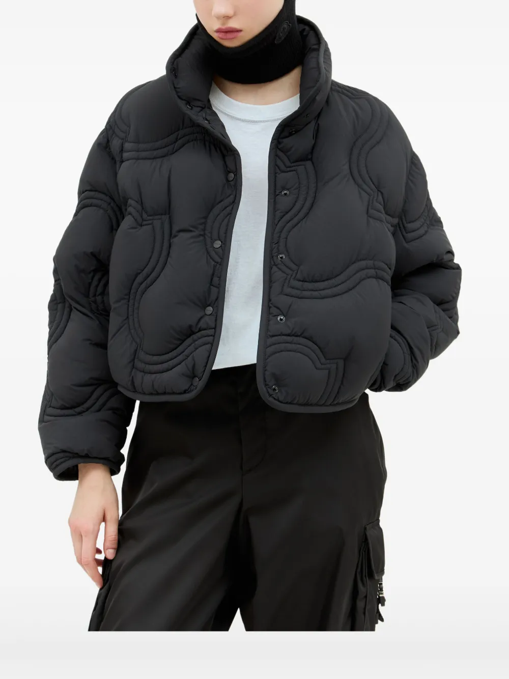 Moncler Cashmere-blend Balaclava In Black