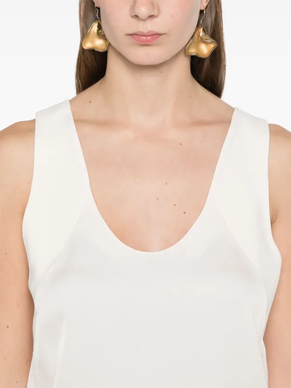 ビスコースクレープトップ TWINSET クレープ トップ | ニュートラル | FARFETCH JP