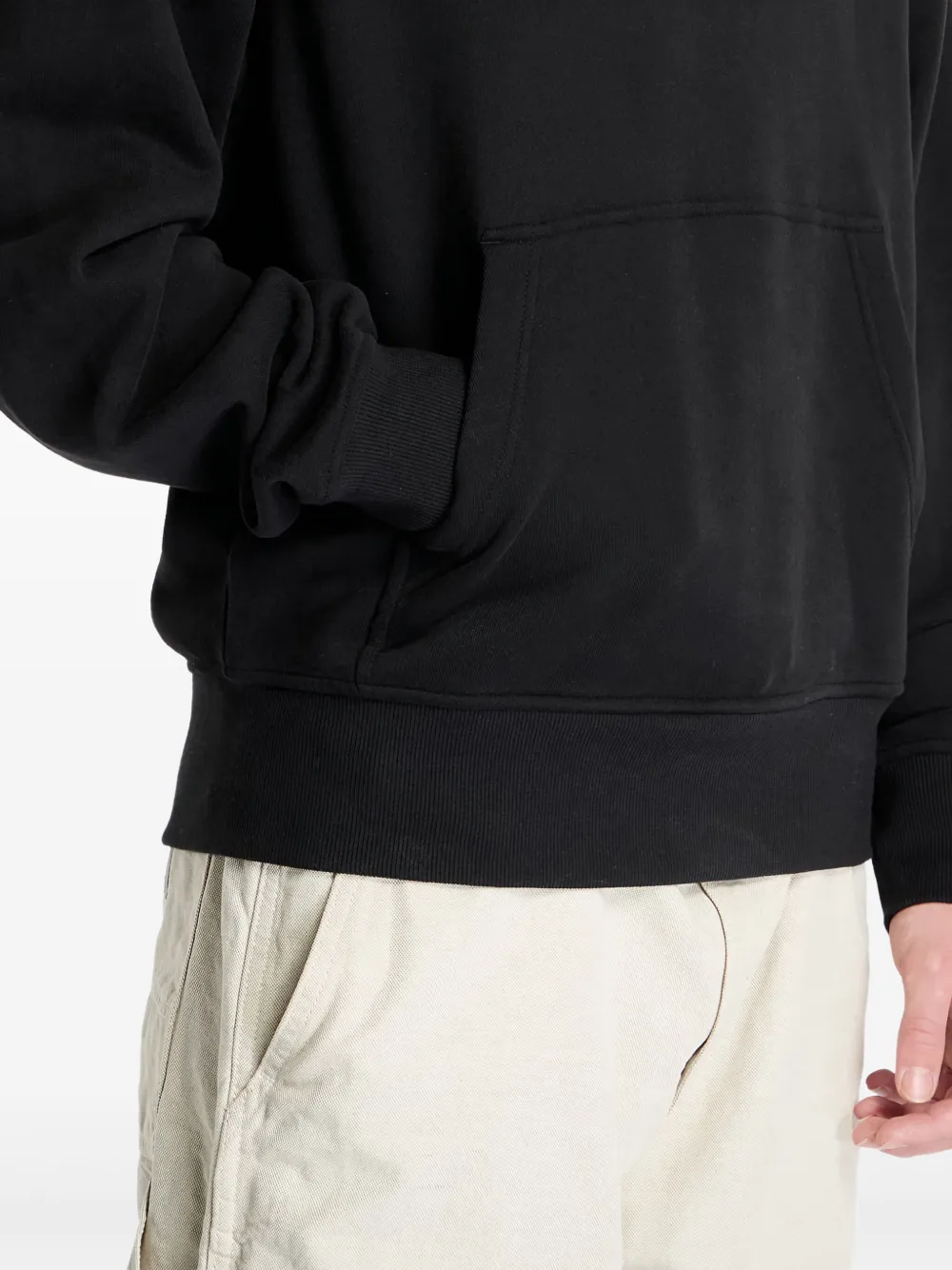 Calvin Klein Jeans Hoodie met geborduurd logo Zwart