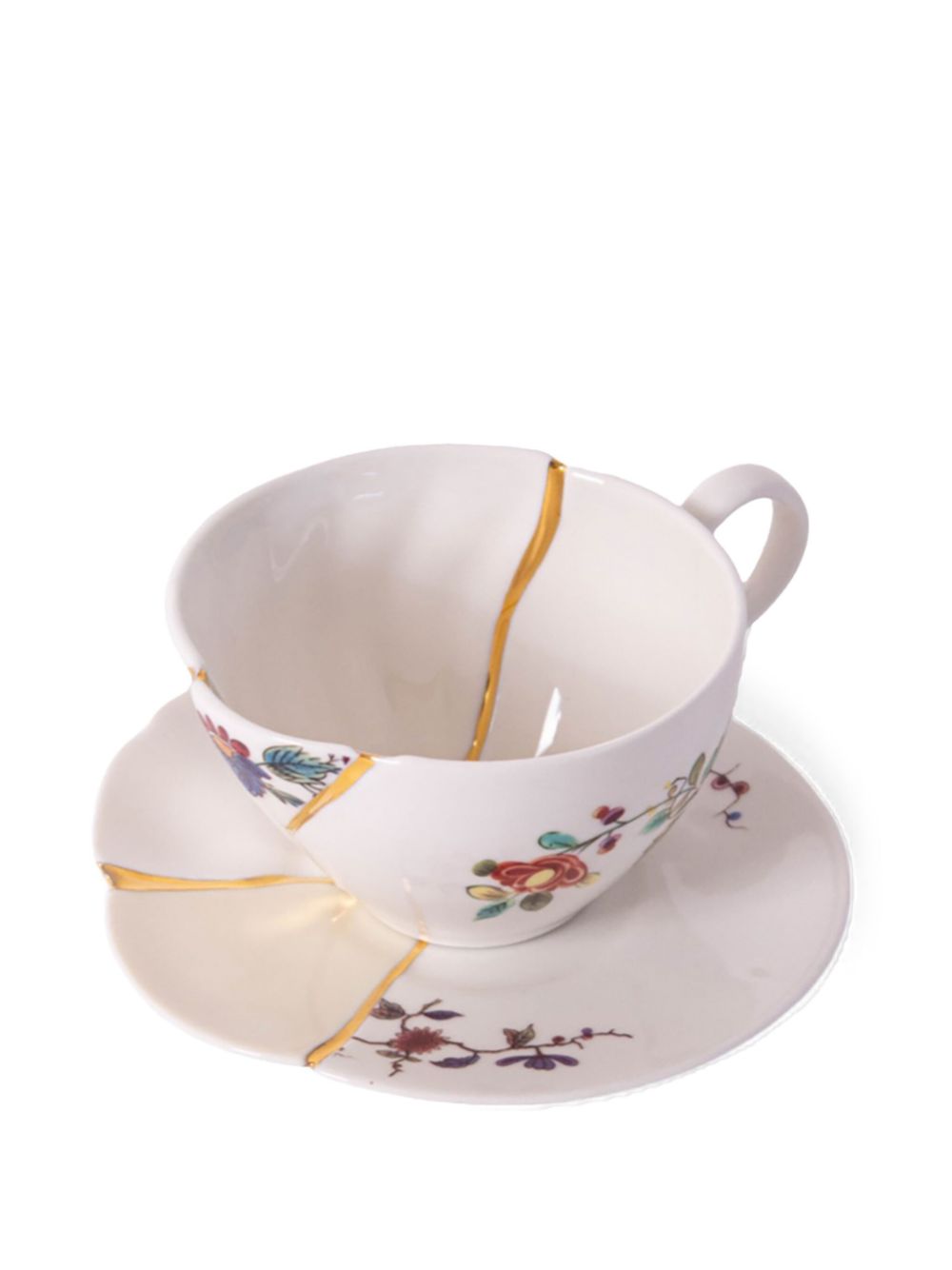 Seletti Kintsugi #2 theekop set - Wit