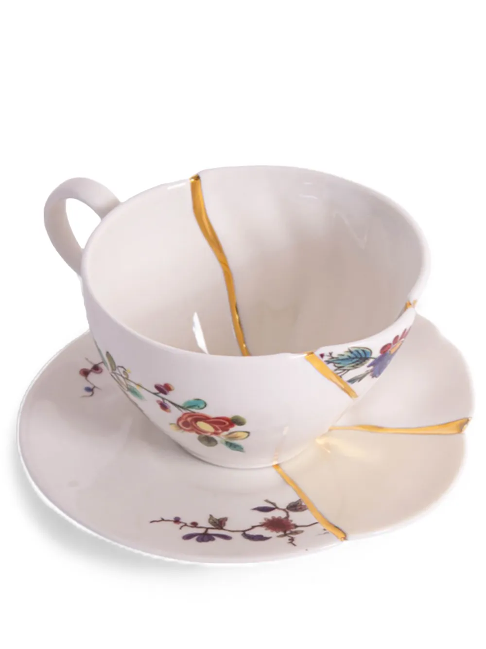 Seletti Kintsugi #2 tea cup set | White | Image 1