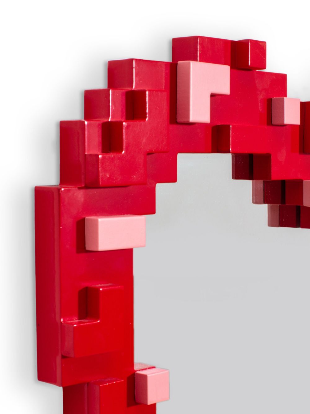 Seletti Pixel wandspiegel - Rood