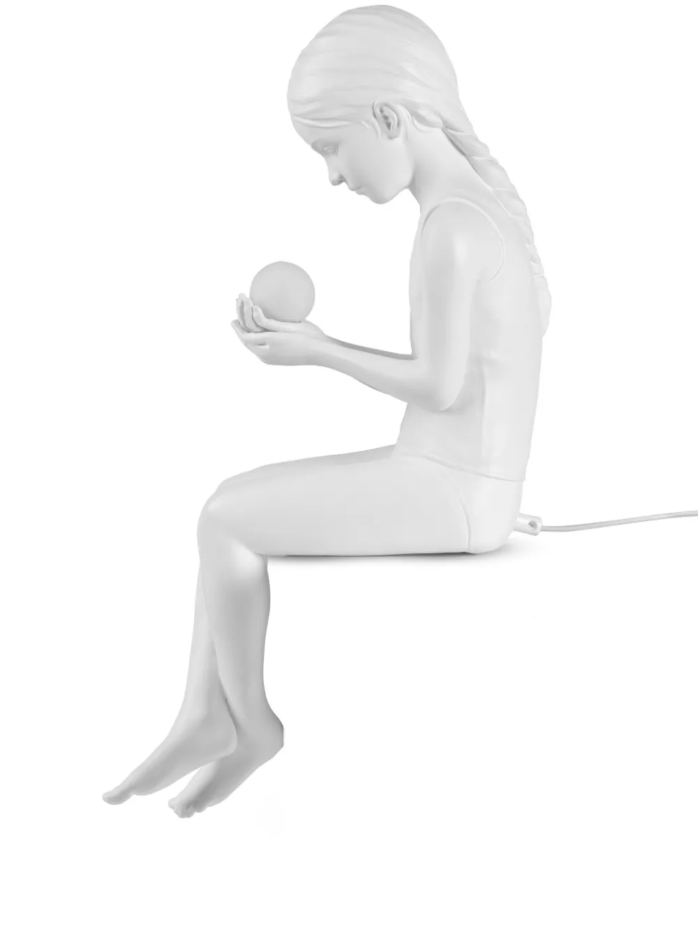 Seletti Inner Glow Small Girl table lamp | White | Image 1