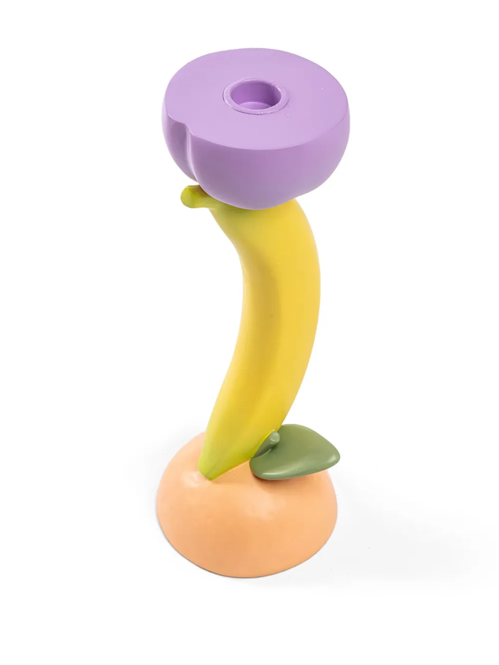 Seletti Vitamin Banana kandelaar (26,5 cm) - Geel