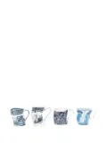 Seletti x Diesel Classics On Acid mug set (set of four) - Blue