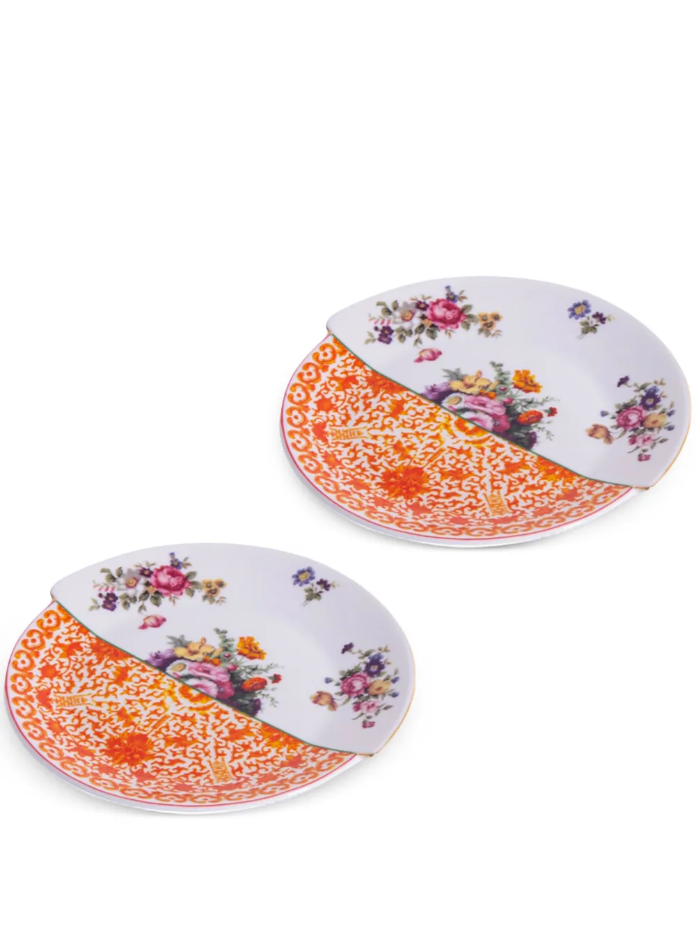 Seletti Hybrid Olivia bread plate (set of two) | White | Image 1