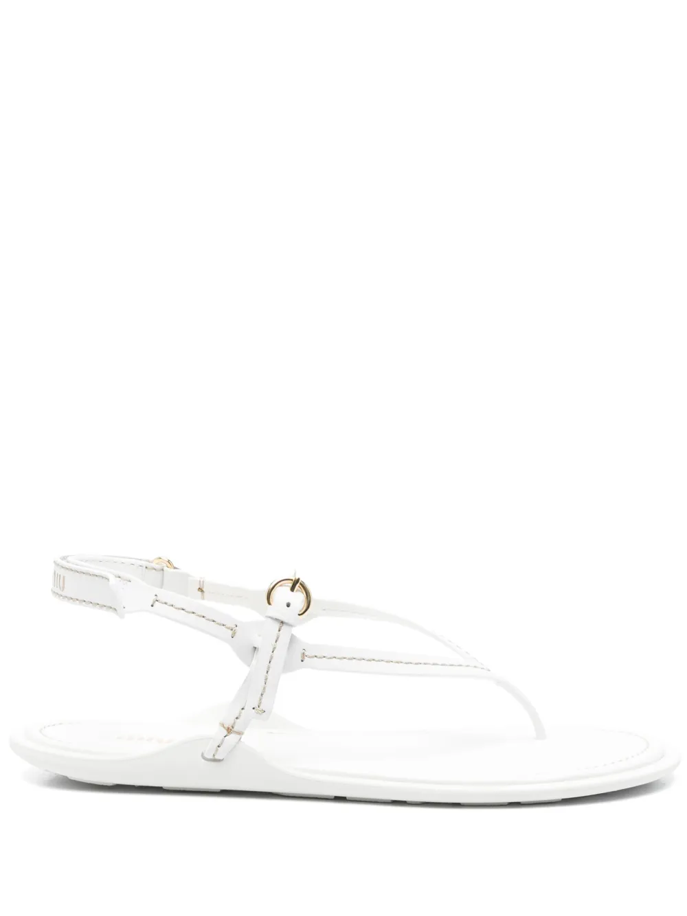 Miu Miu flat thong sandals | White | Image 1