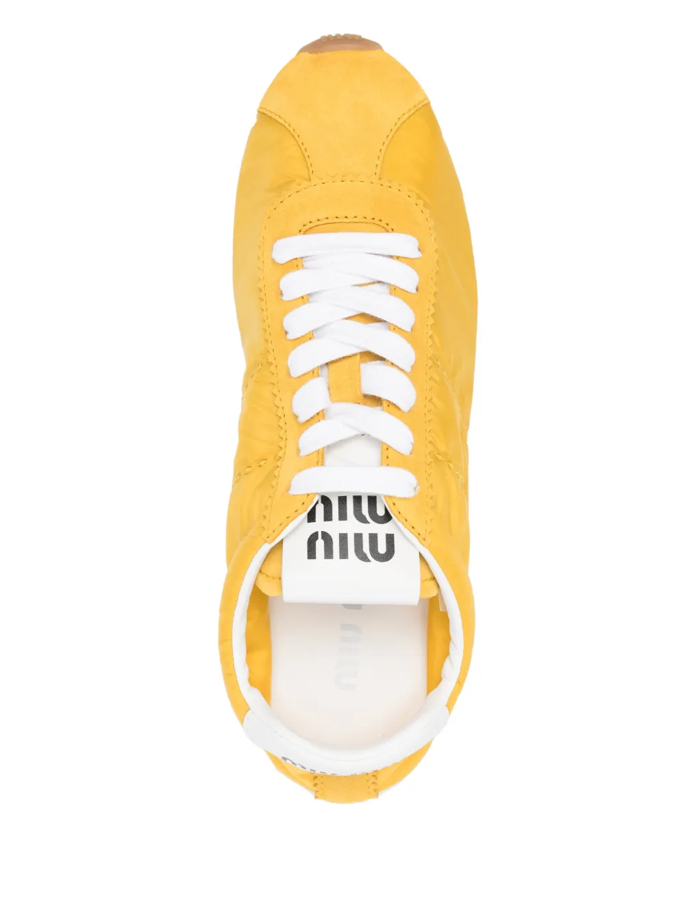 Miu Plume sneakers Geel