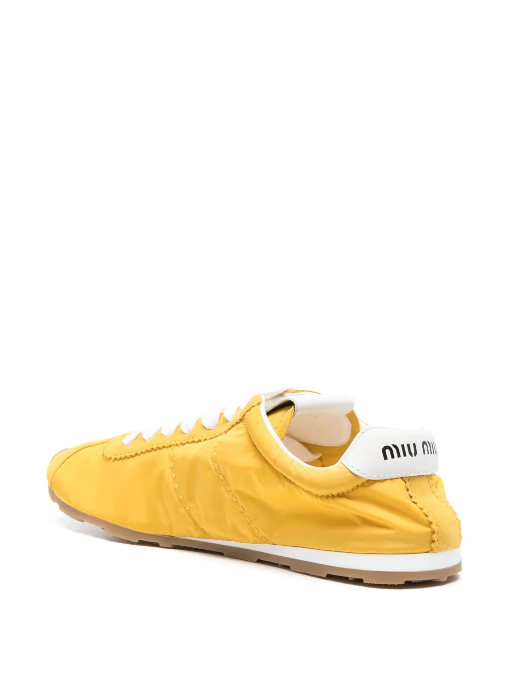 Miu Plume sneakers Geel