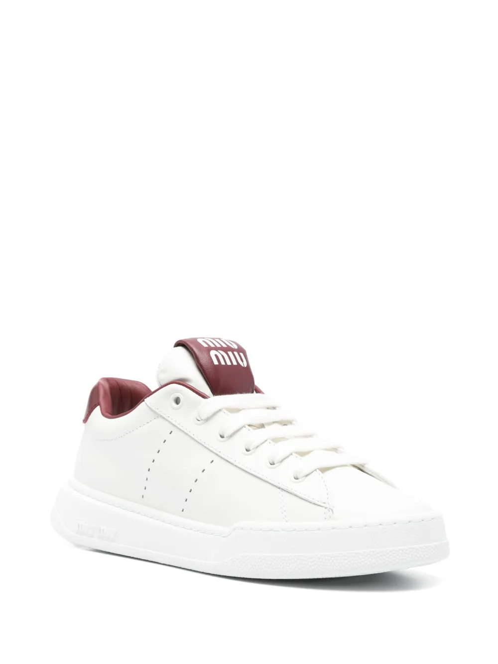 Miu Miu Leren sneakers - Wit