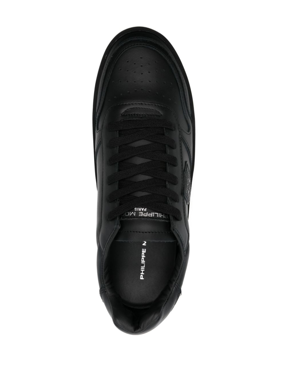 Philippe Model Paris Leren sneakers Zwart