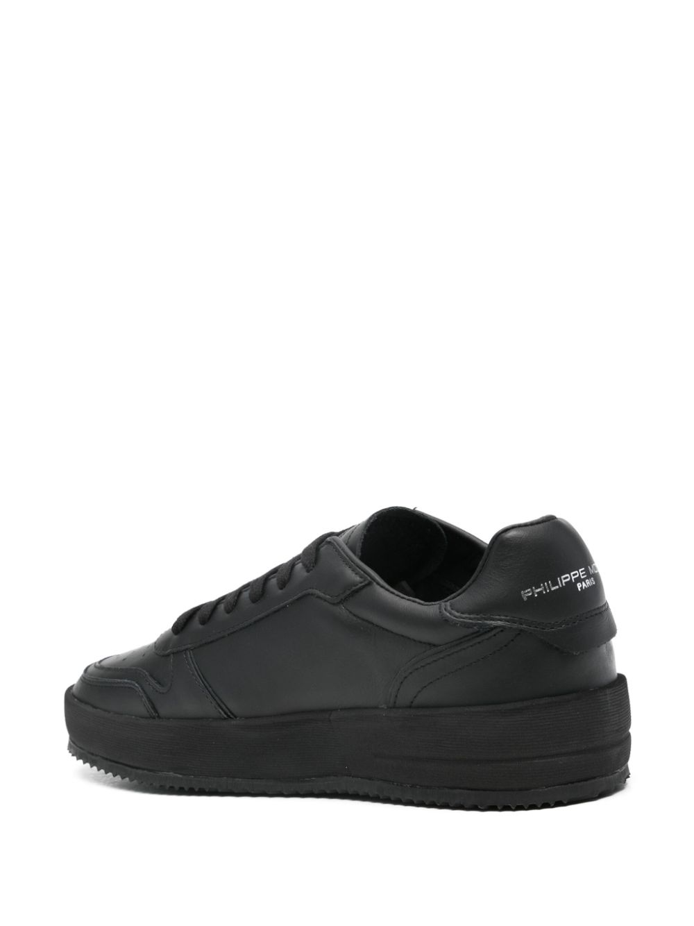 Philippe Model Paris Leren sneakers Zwart