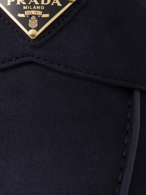 Prada スエード ローファー | ブルー | FARFETCH JP